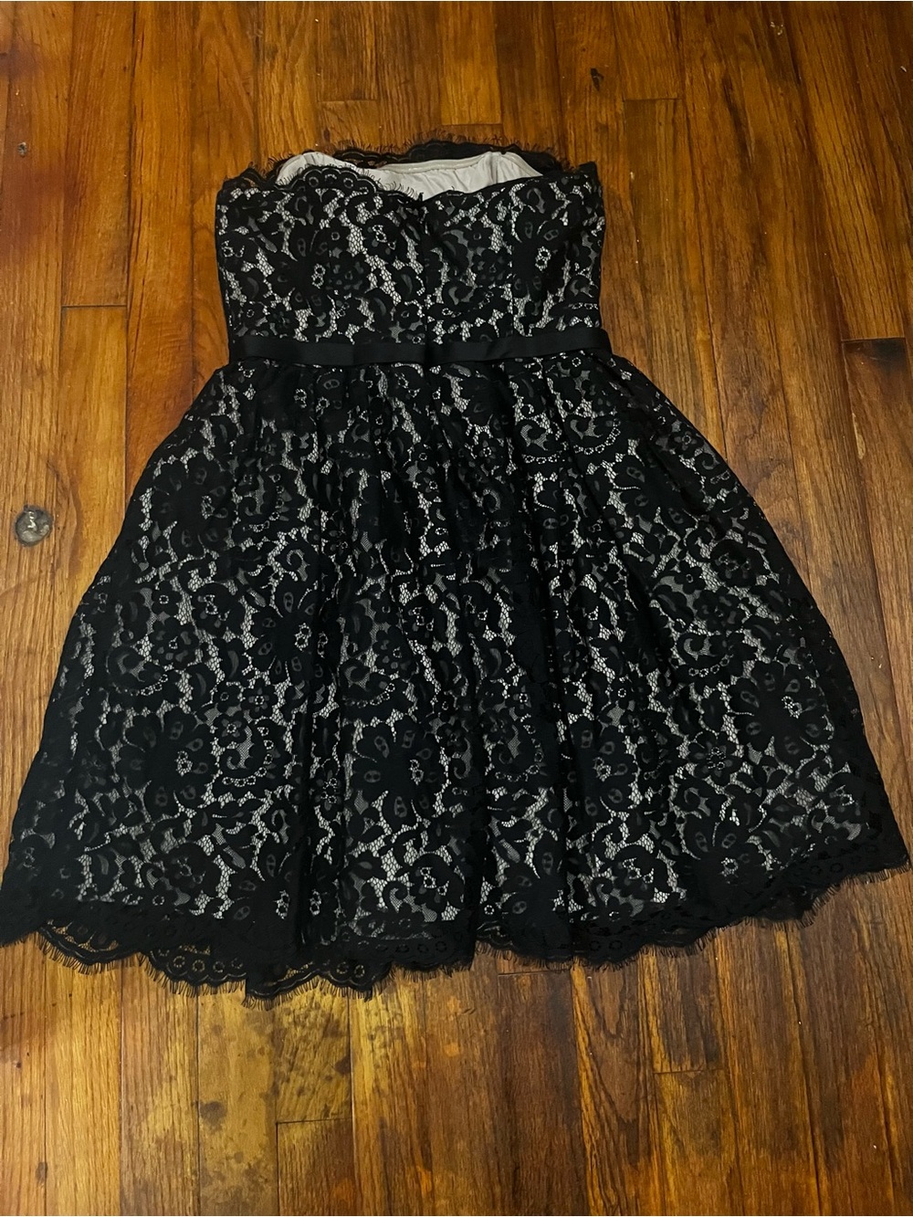 Target Black and Tan Lace Party Dress